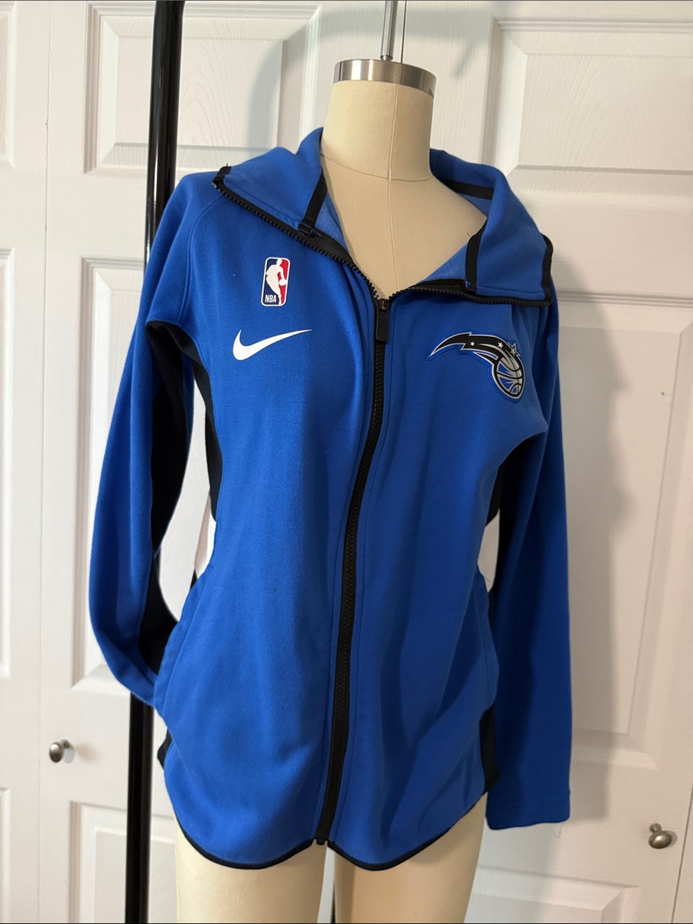 Nike Royal Blue & Black Orlando Magic Women's Zip Jacket